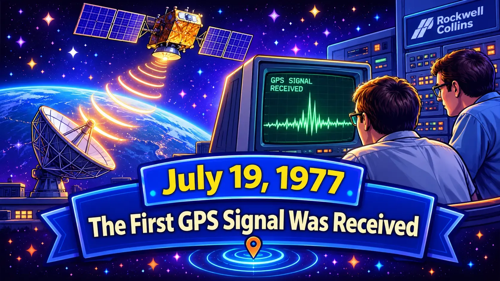 July 19, 1977 — The First GPS Signal Was Received