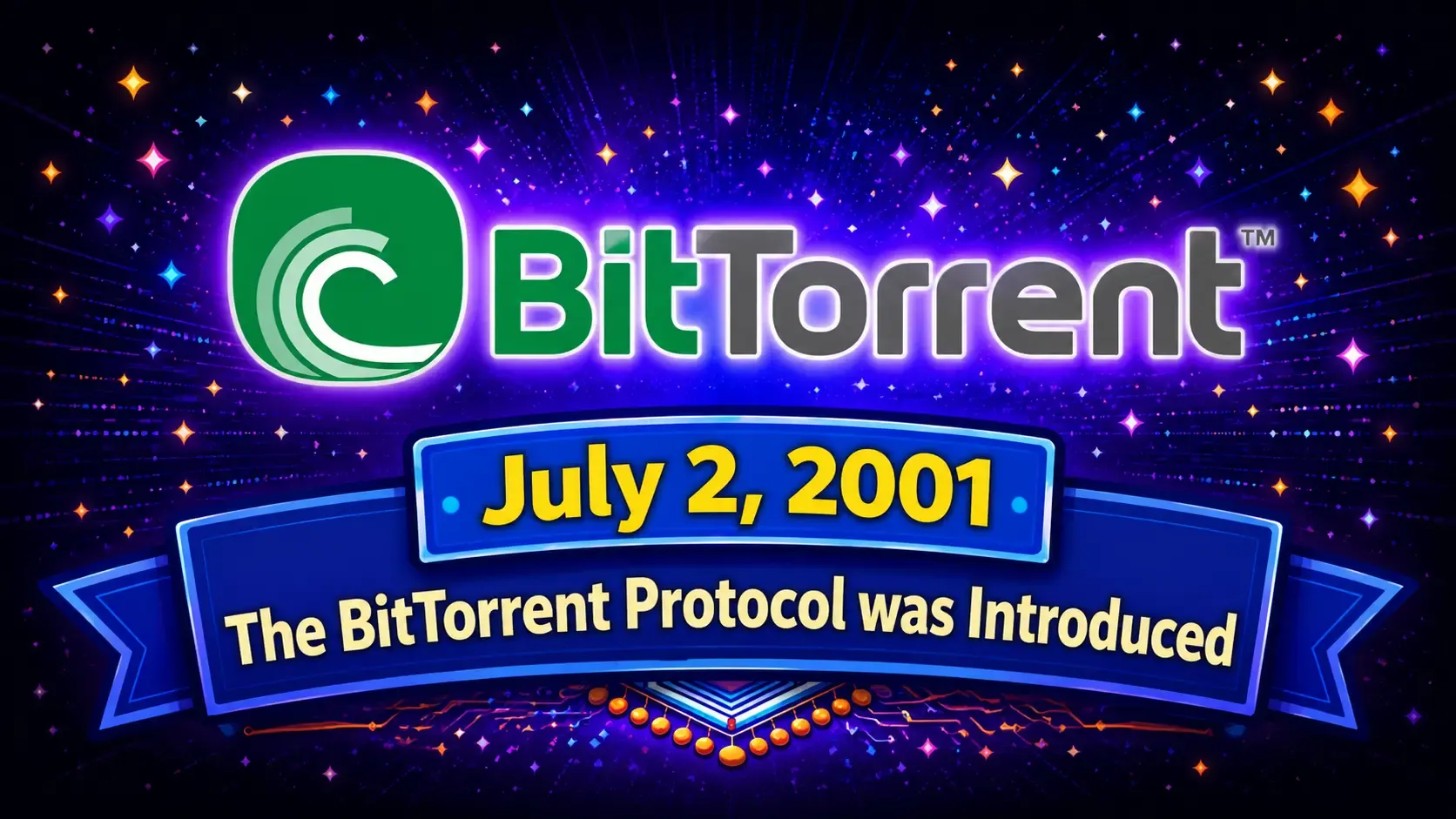 BitTorrent Protocol Was Introduced (2001)