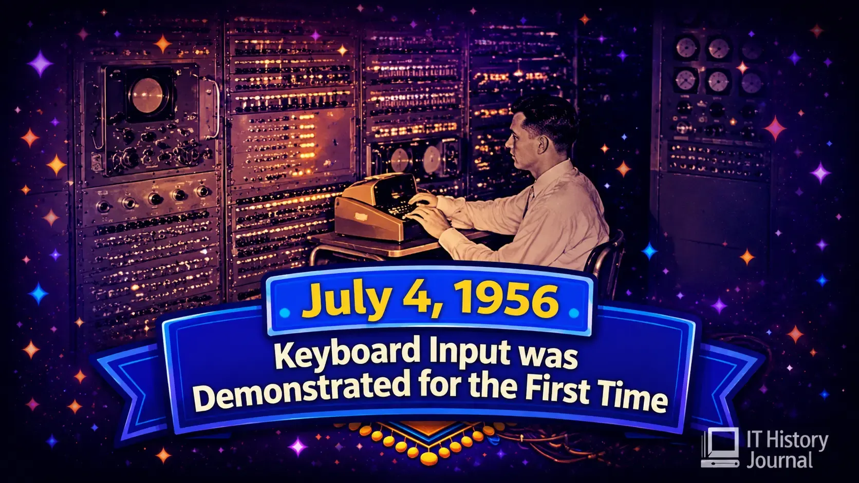 MIT's Whirlwind Demonstrated Keyboard Input for the First Time (1956)