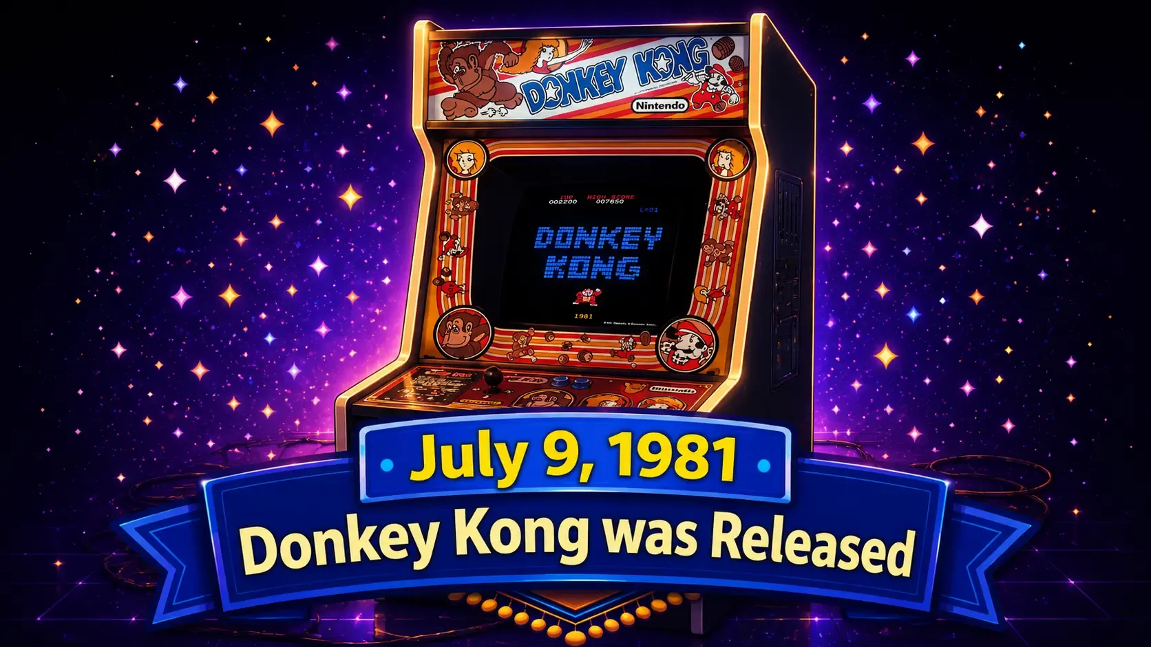 Donkey Kong Was Released in Japan (1981)