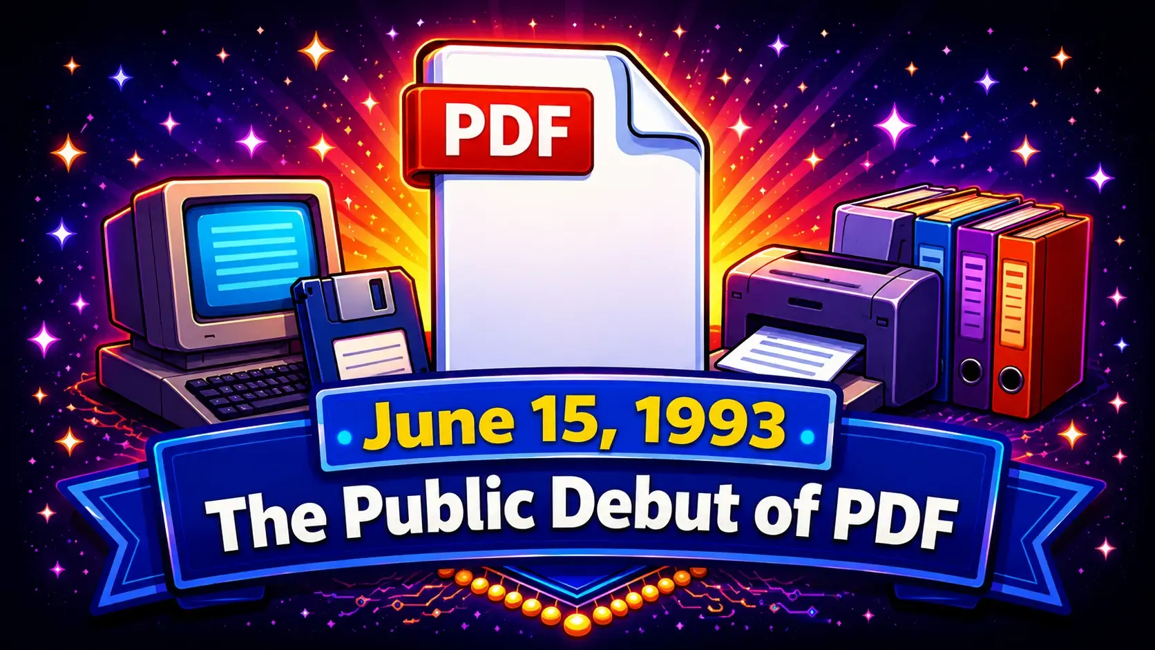 June 15, 1993 — The Public Debut of PDF