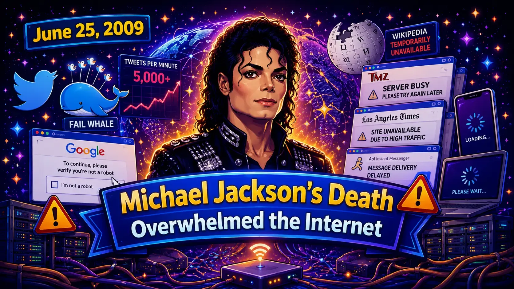 How Michael Jackson's Death Tested the Internet's Limits in 2009