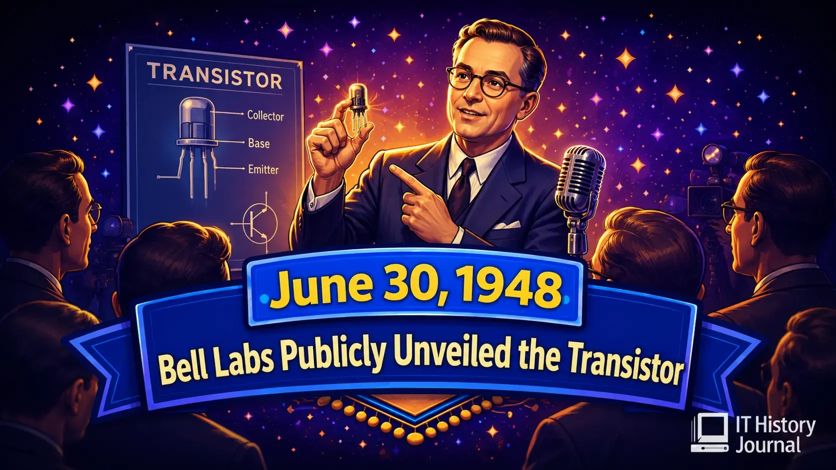 The Invention That Changed Electronics: Bell Labs Unveils the Transistor (1948)
