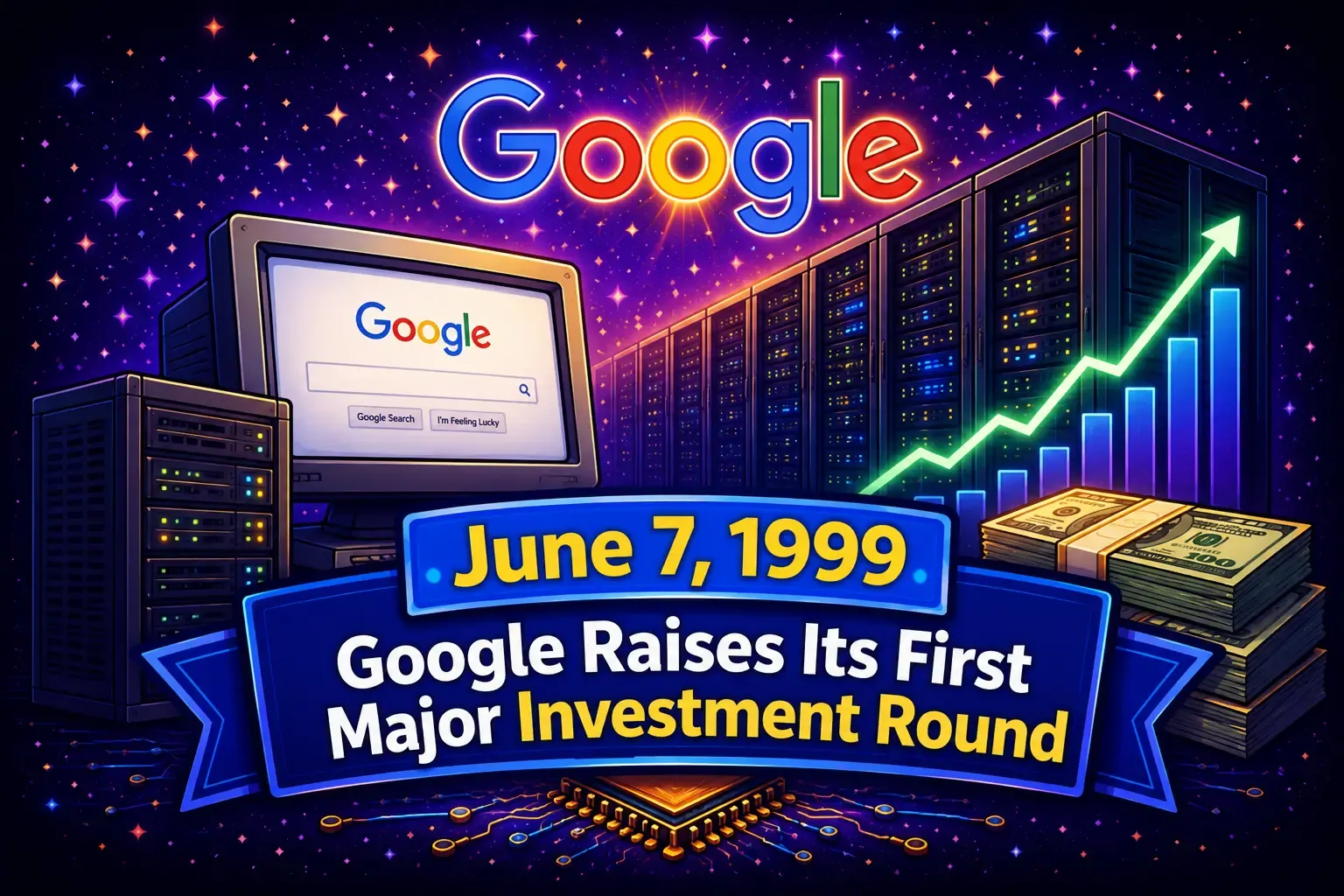 June 7, 1999 — Google Raises Its First Major Investment Round