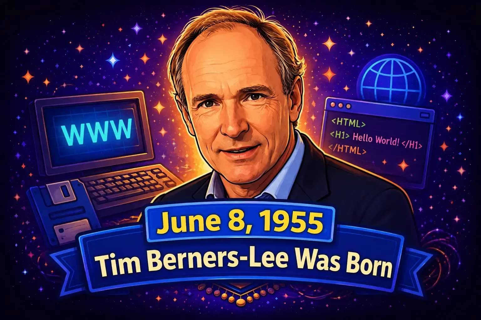 June 8, 1955 — Tim Berners-Lee Was Born