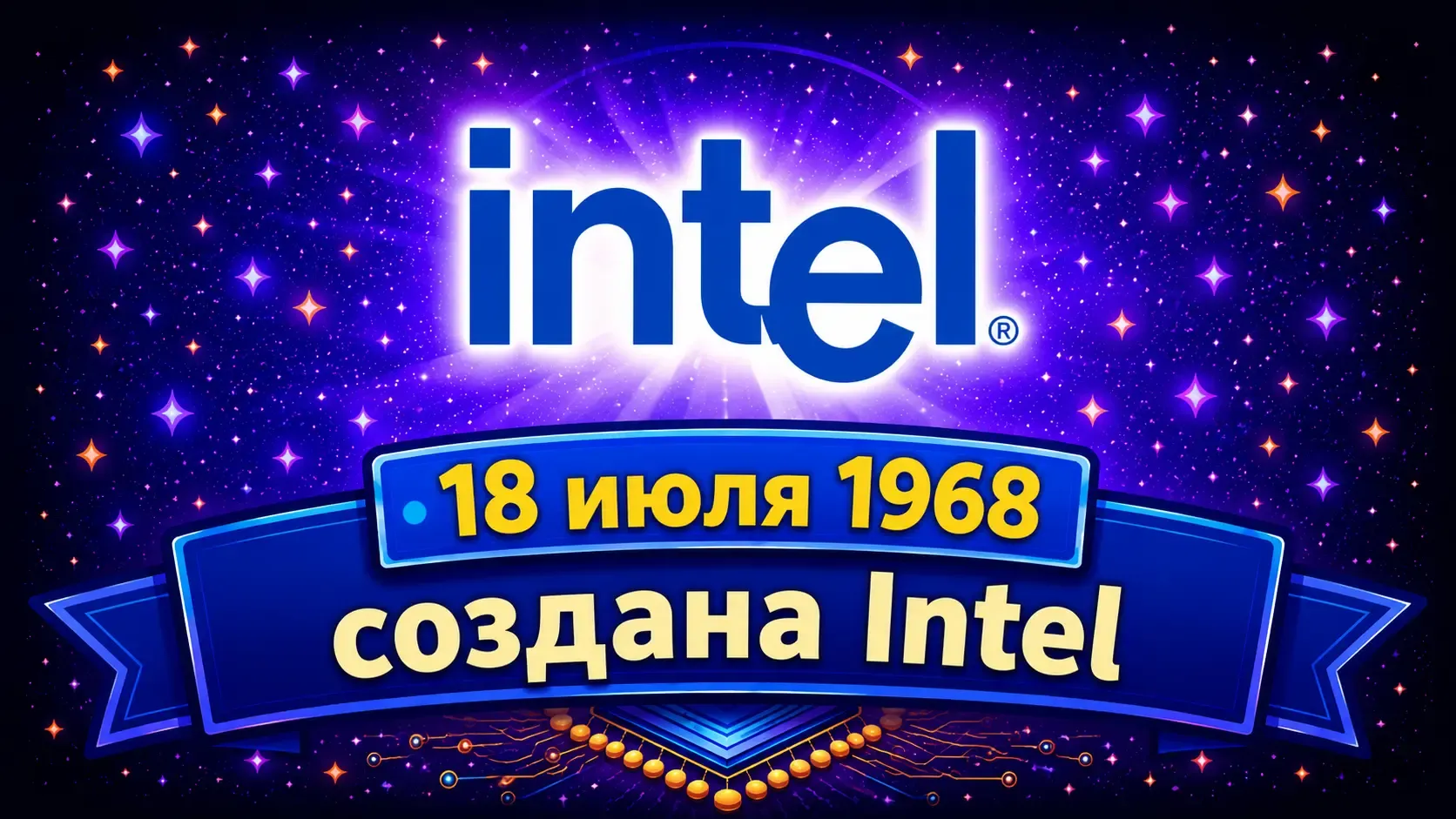 18 июля 1968 — основана компания Intel