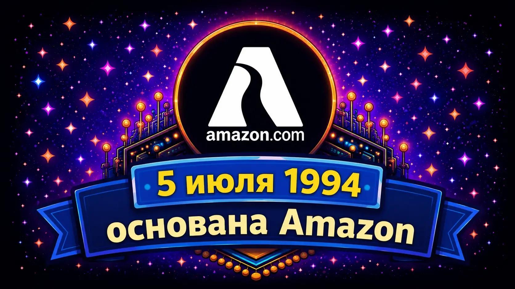 Джефф Безос основал Amazon (1994)