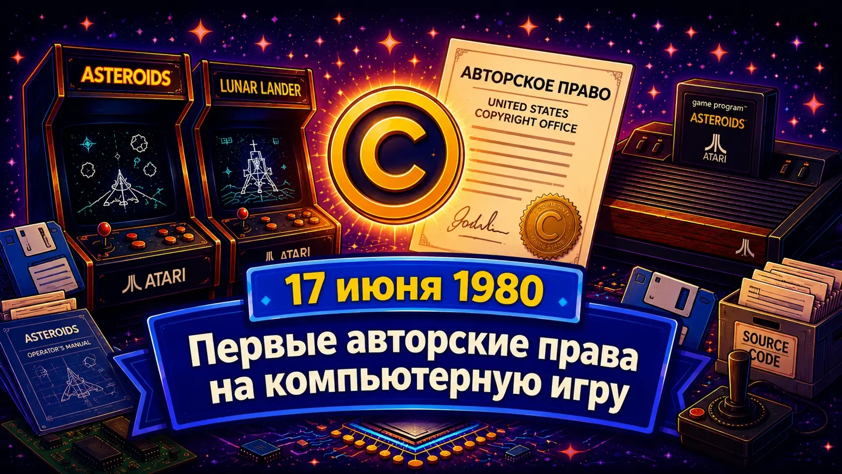 17 июня 1980: как Atari впервые защитила видеоигры авторским правом и изменила индустрию