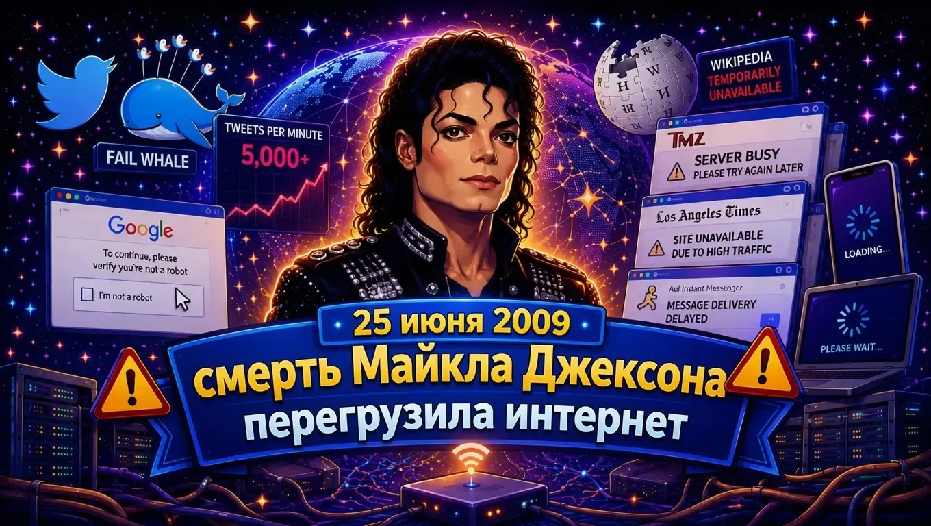 Как смерть Майкла Джексона 2009 года стала тестом для интернета