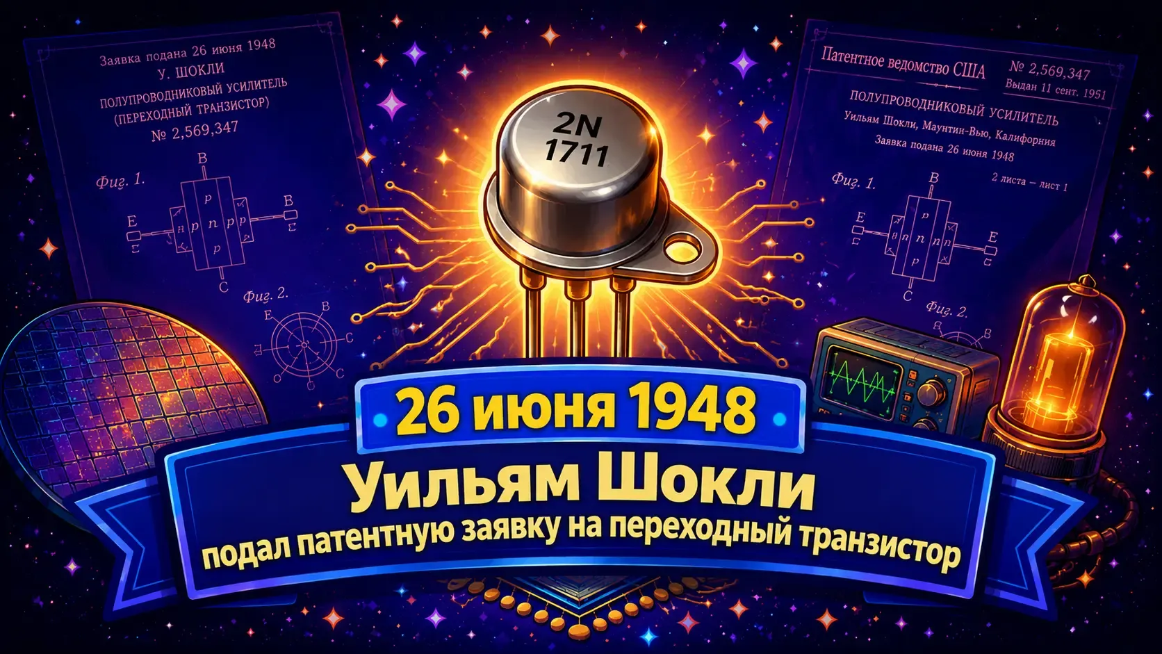 Уильям Шокли и создание переходного транзистора: история инноваций