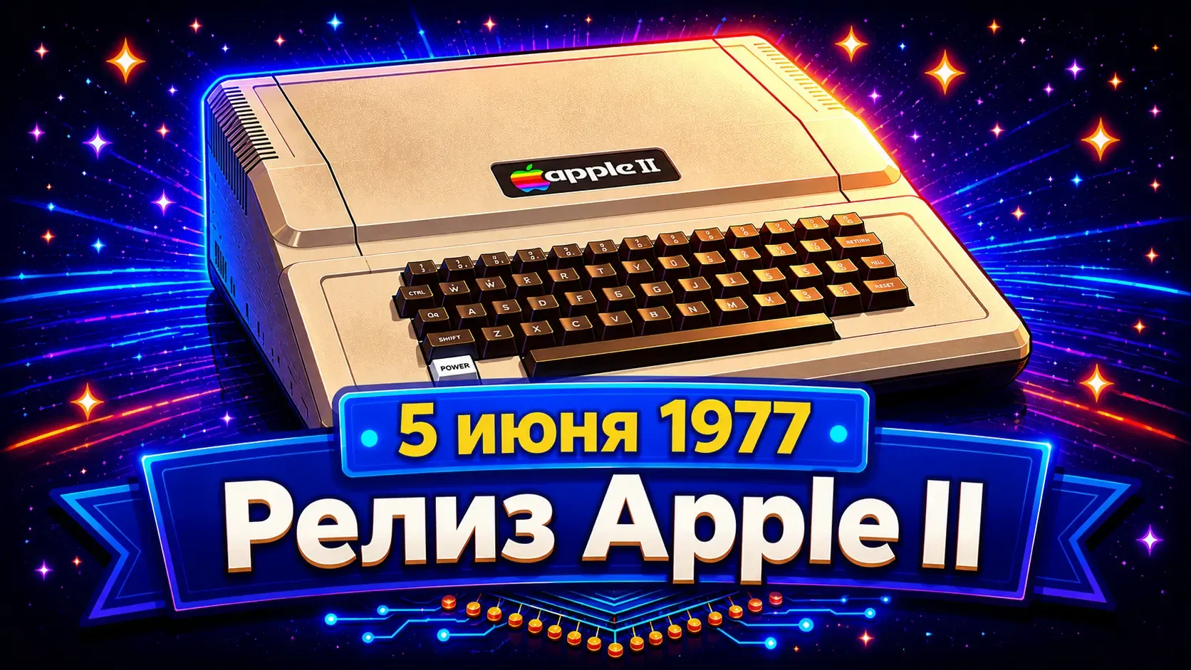 5 июня 1977 — Релиз Apple II