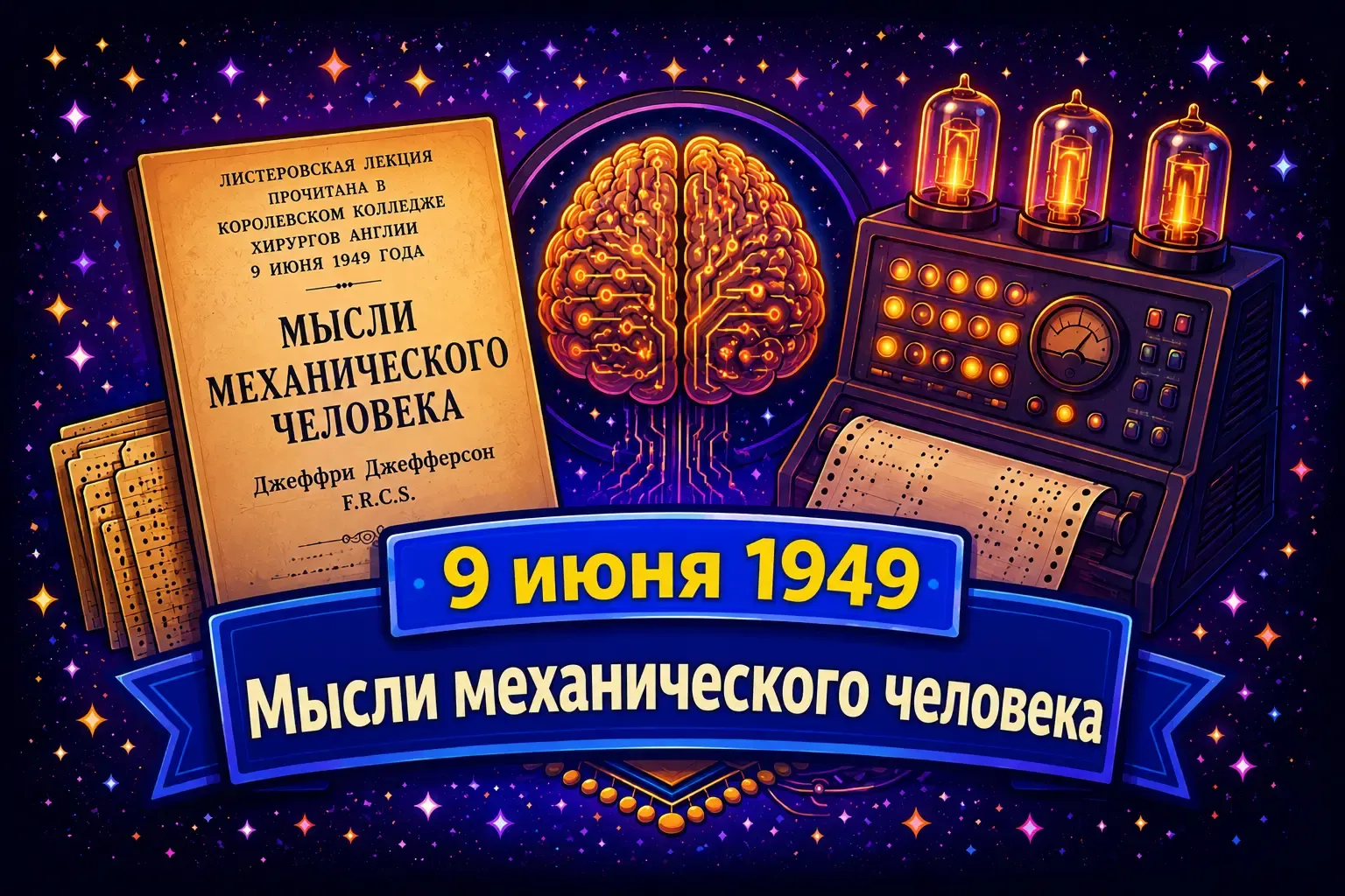 9 июня 1949 — «Мысли механического человека»